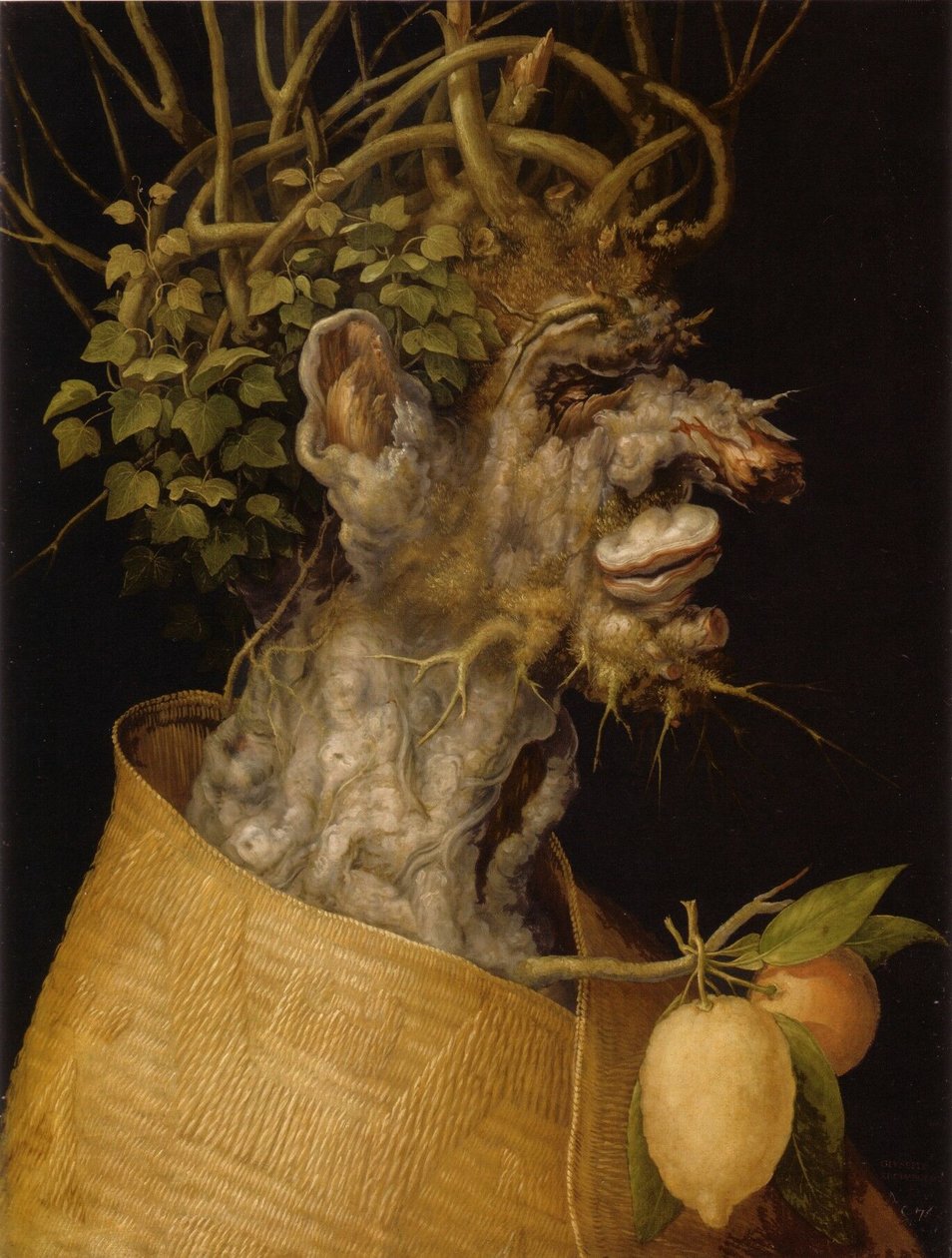 Alemão: Winter Allegory of Winter de Giuseppe Arcimboldo