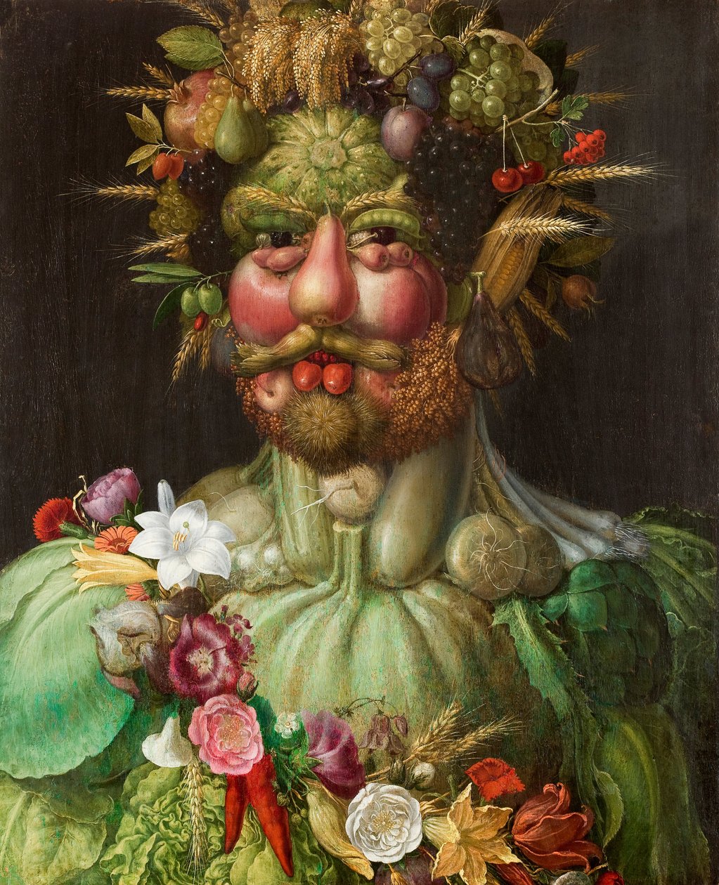 Italiano: O Imperador Rudolf II como Vertumnus.  Rudolf II de Habsurg como Vertumnus de Giuseppe Arcimboldo