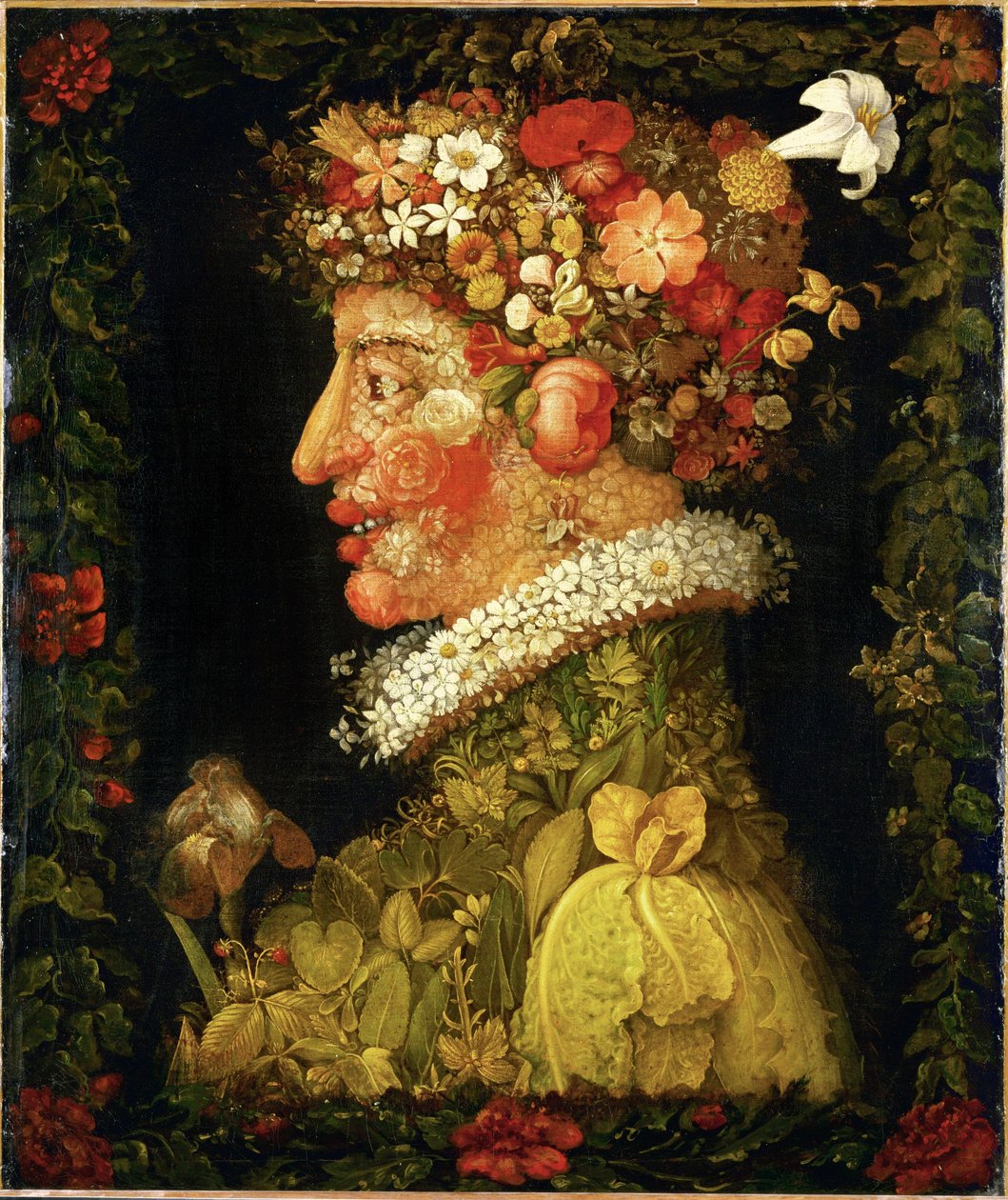 primavera, alegoria ... de Giuseppe Arcimboldo