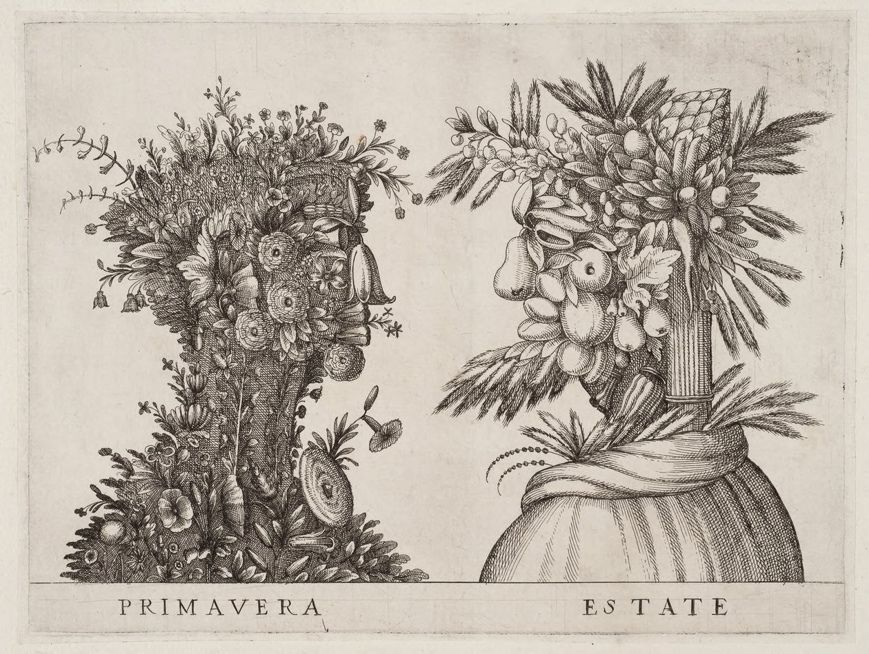 As quatro estações «Primavera Verão» de Giuseppe Arcimboldo