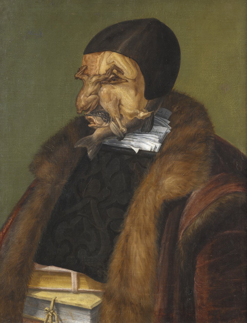 O advogado, 1566 de Giuseppe Arcimboldo