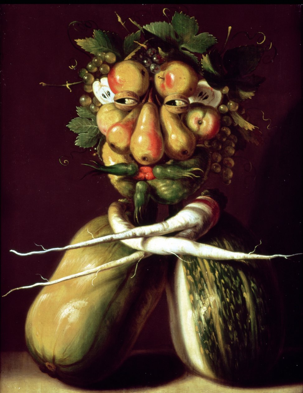 Retrato lunático | Giuseppe Arcimboldo