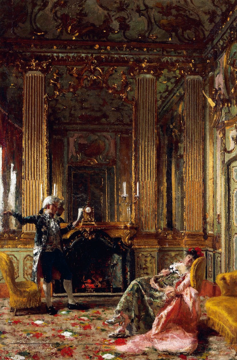 Poeta ou Poemas, de Giuseppe Barbaglia (1841-1910), óleo sobre tela, 74x52 cm de Giuseppe Barbaglia