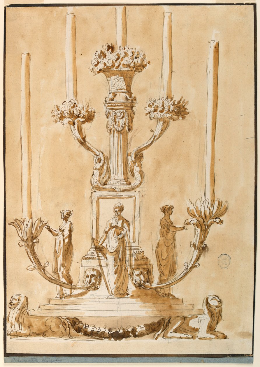 Castiçal de Giuseppe Barberi