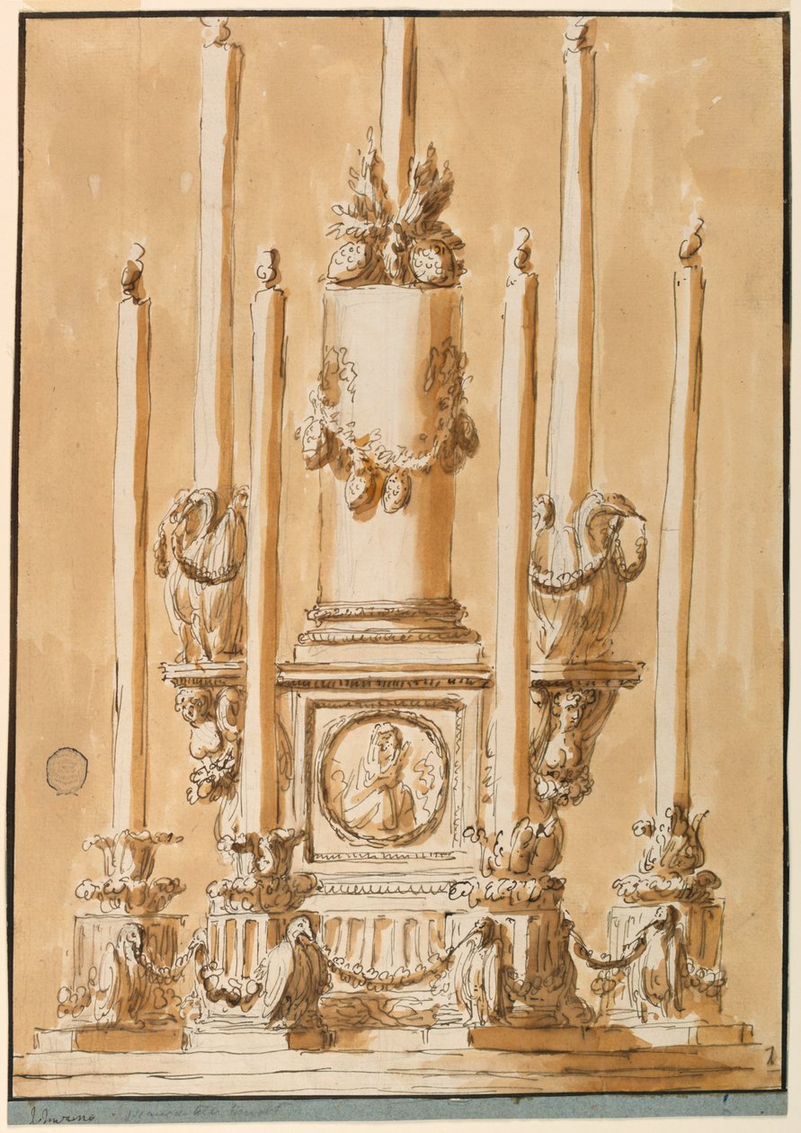 Castiçal de Giuseppe Barberi