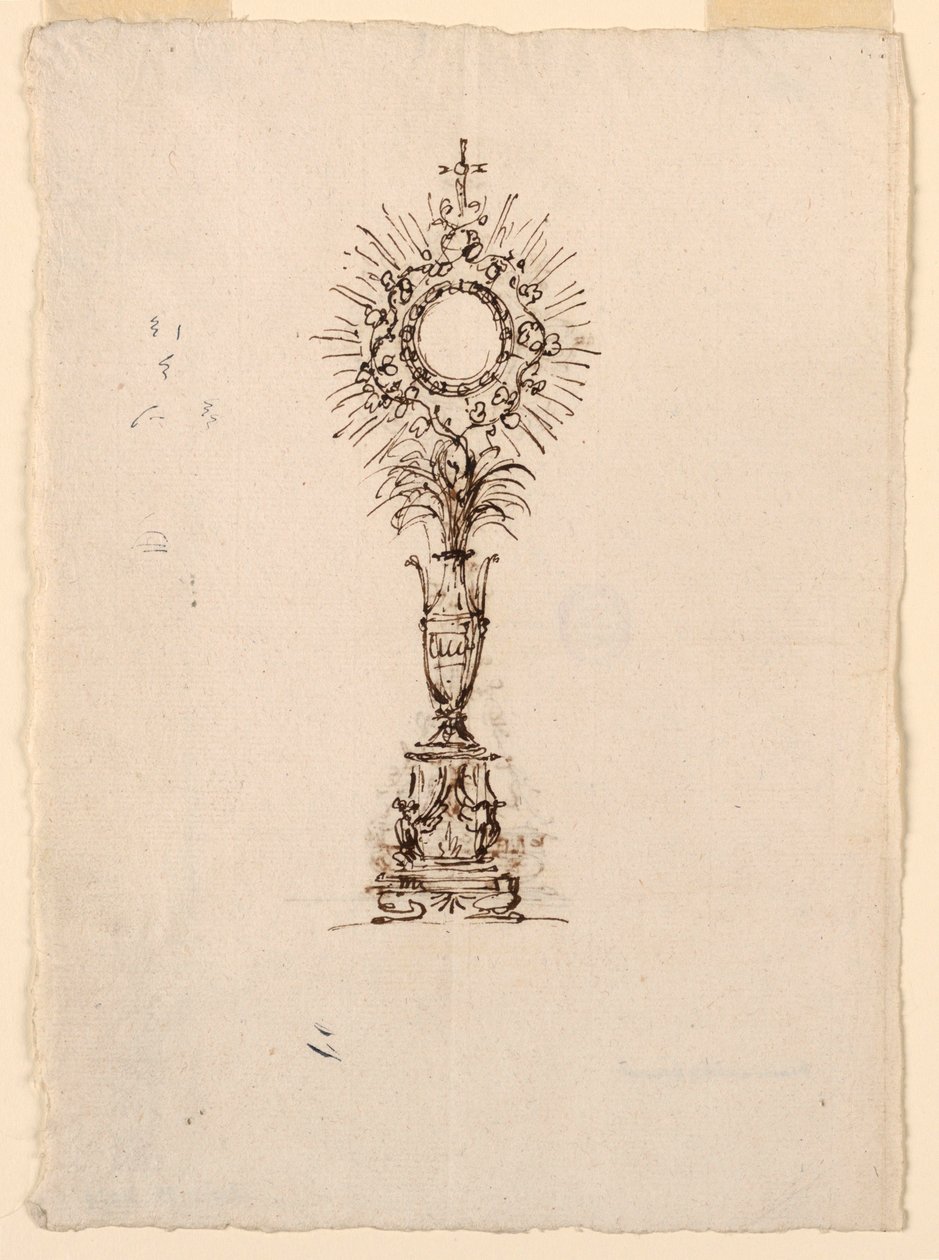 Projeto para um Ostensório de Giuseppe Barberi