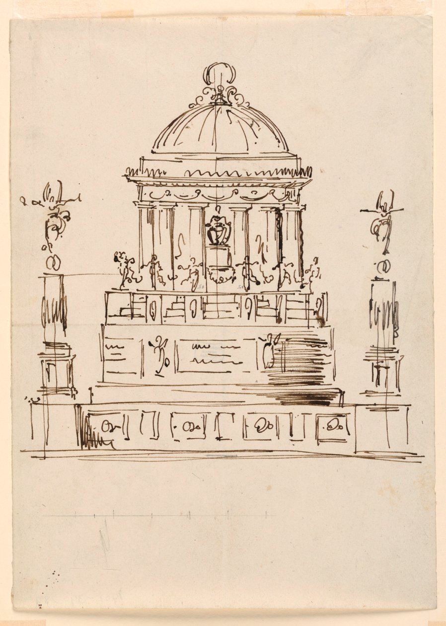 Projeto para um monumento de Giuseppe Barberi