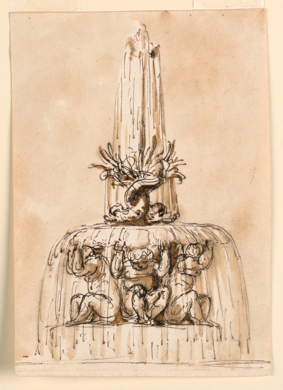 Projeto para uma fonte de Giuseppe Barberi
