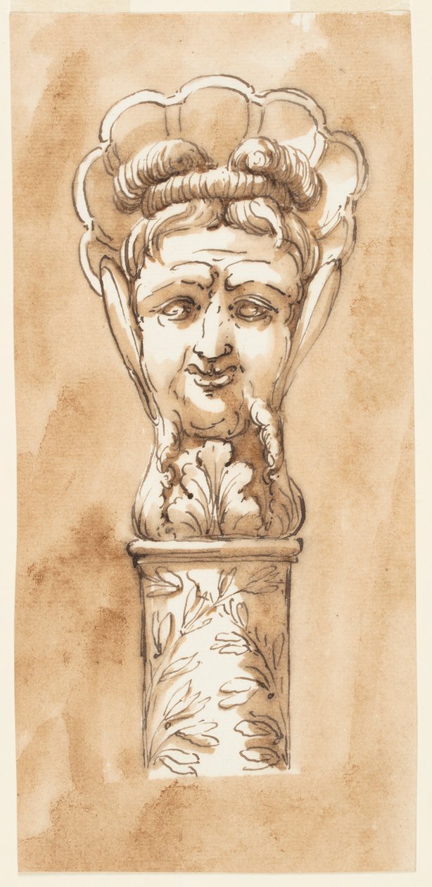 Cabeça de uma bengala de Giuseppe Barberi