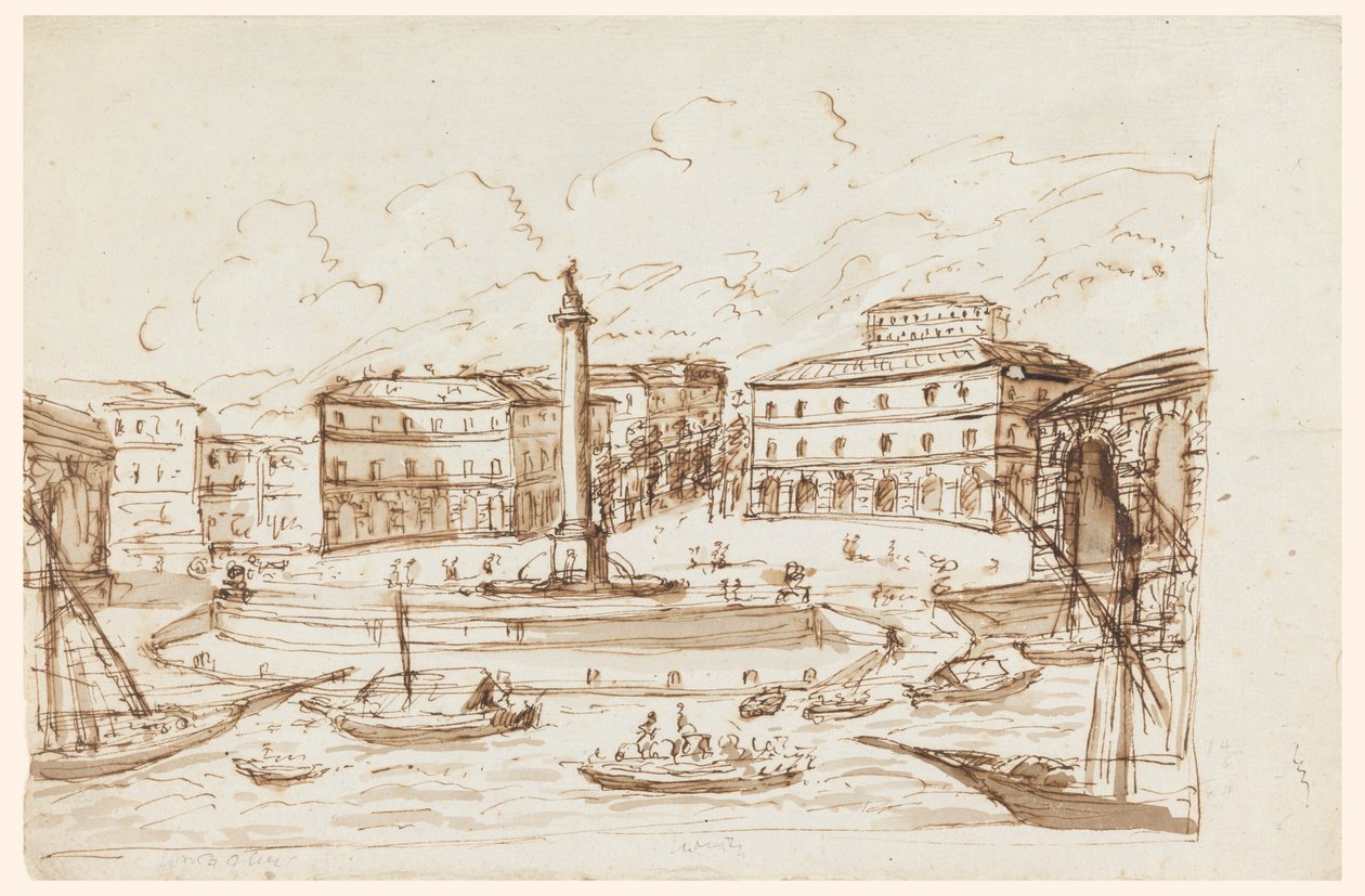 Porto de Ajaccio, Córsega de Giuseppe Barberi