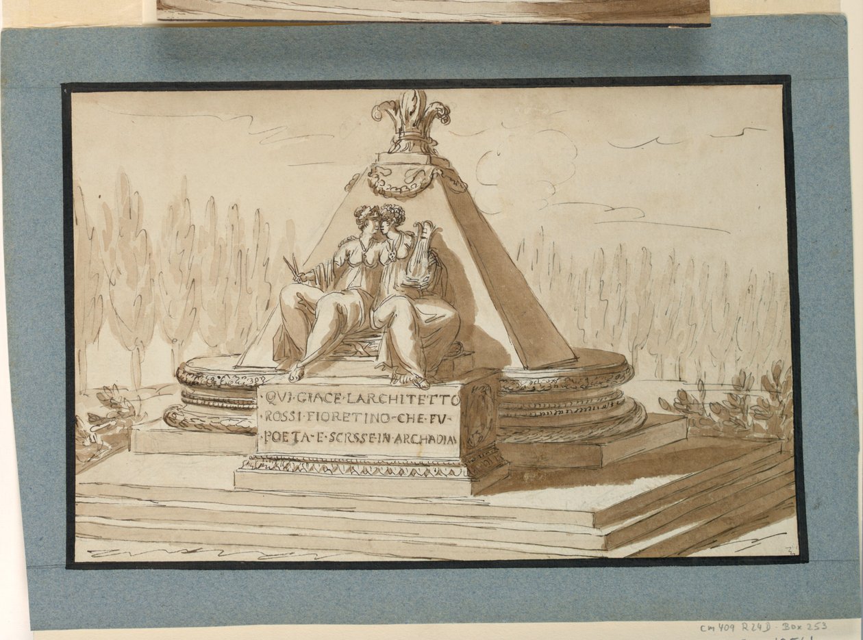 Monumento Sepulcral do Arquiteto Filipp del Rosso de Giuseppe Barberi