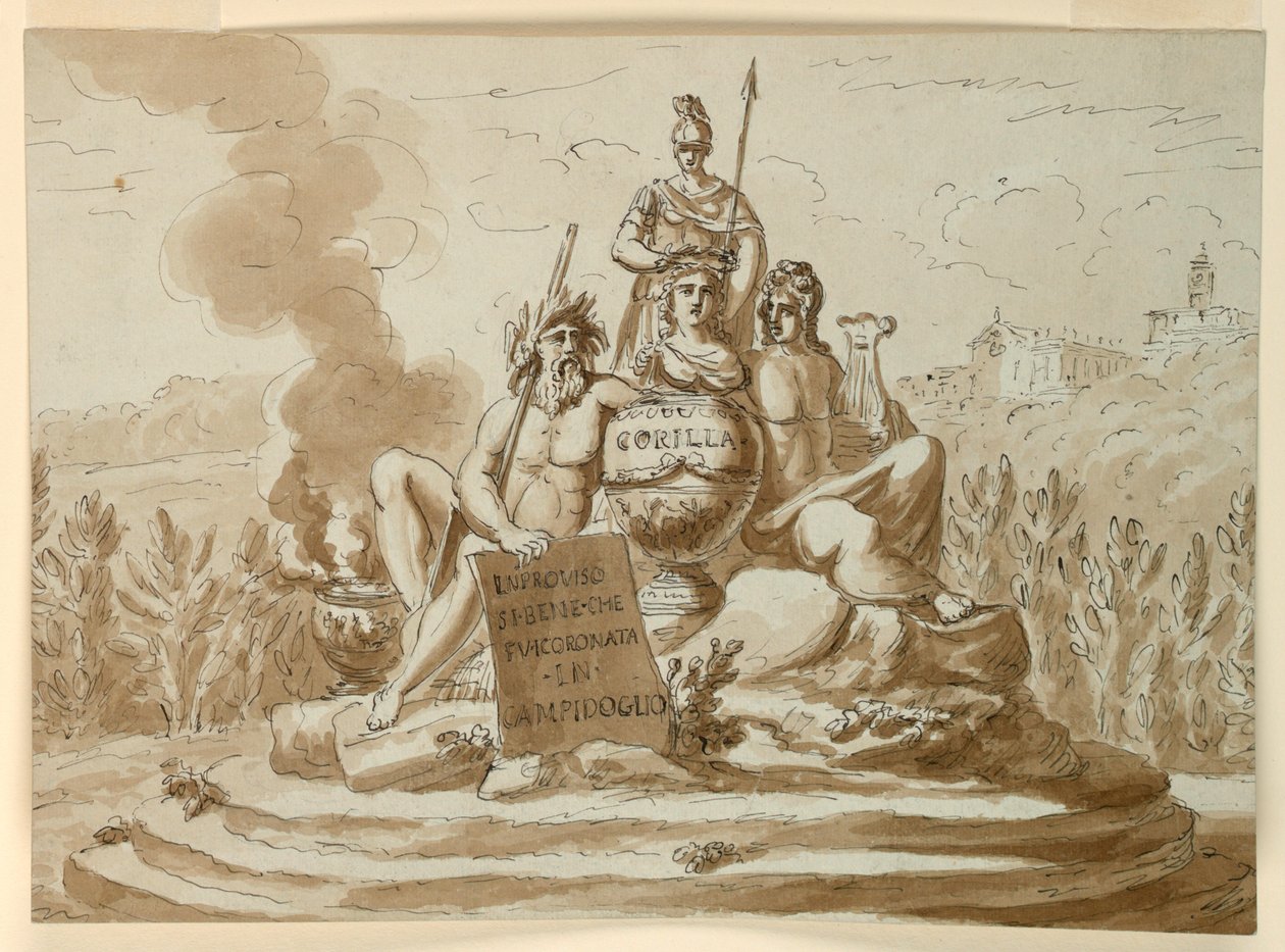 Monumento Sepulcral da Poeta Maria Maddalena Morelli de Giuseppe Barberi