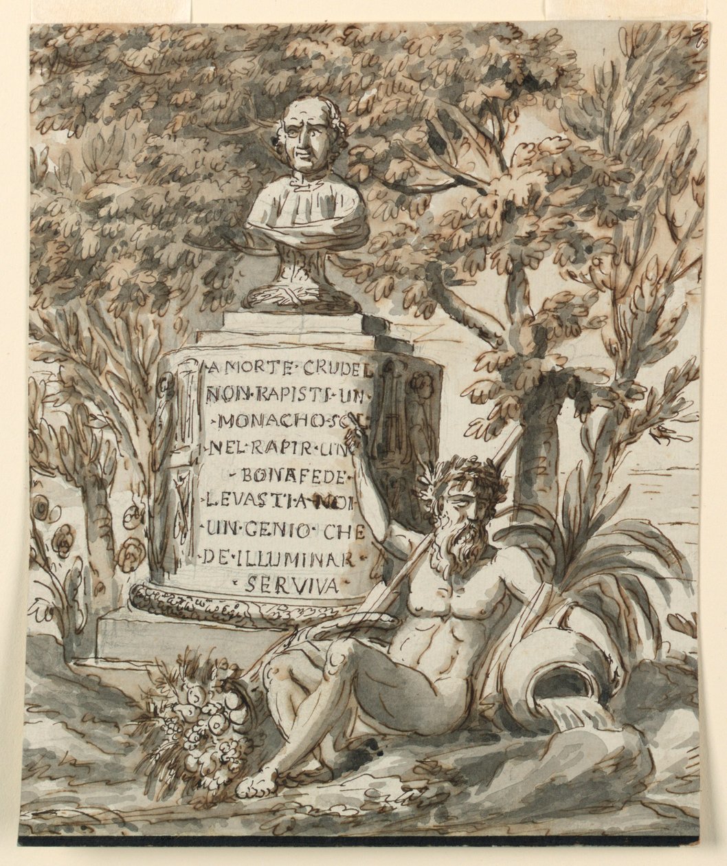 Monumento Sepulcral ao Monge Bonafede de Giuseppe Barberi