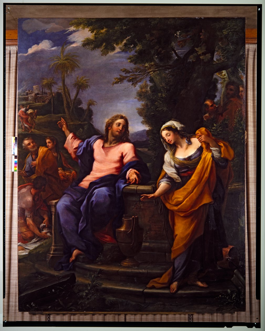 Cristo e a mulher de Samaria (pintura) de Giuseppe Bartolomeo Chiari