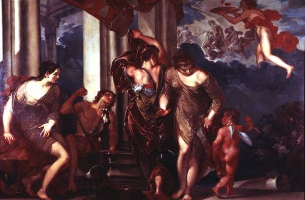 O Julgamento de Paris de Giuseppe Bazzani
