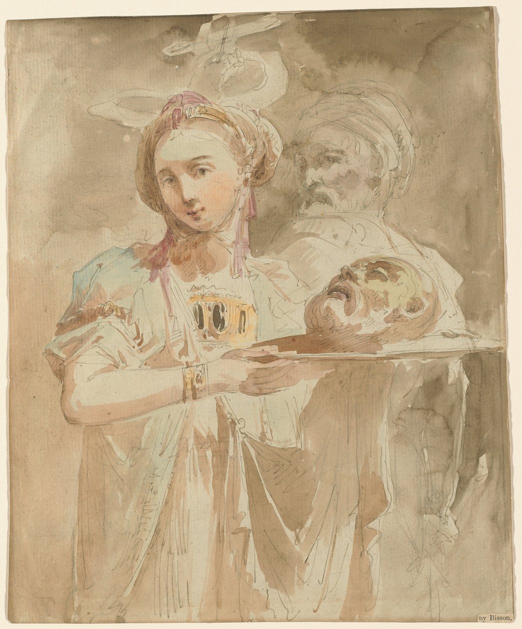 Salomé com a cabeça de São João Batista de Giuseppe Bernardino Bison