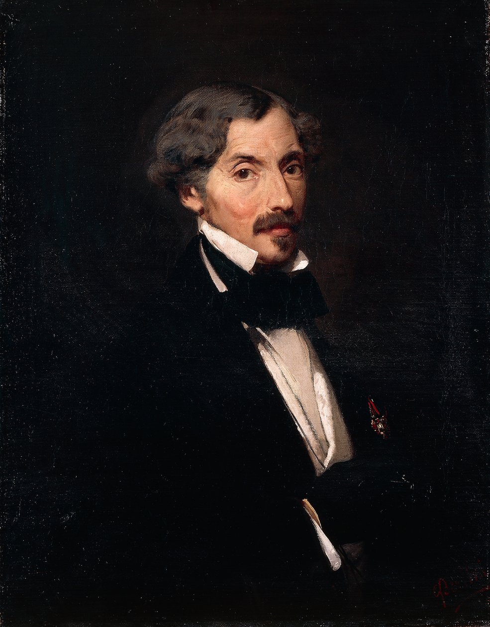 Retrato de Andrea Maffei (Molina Ledro de Giuseppe Bertini