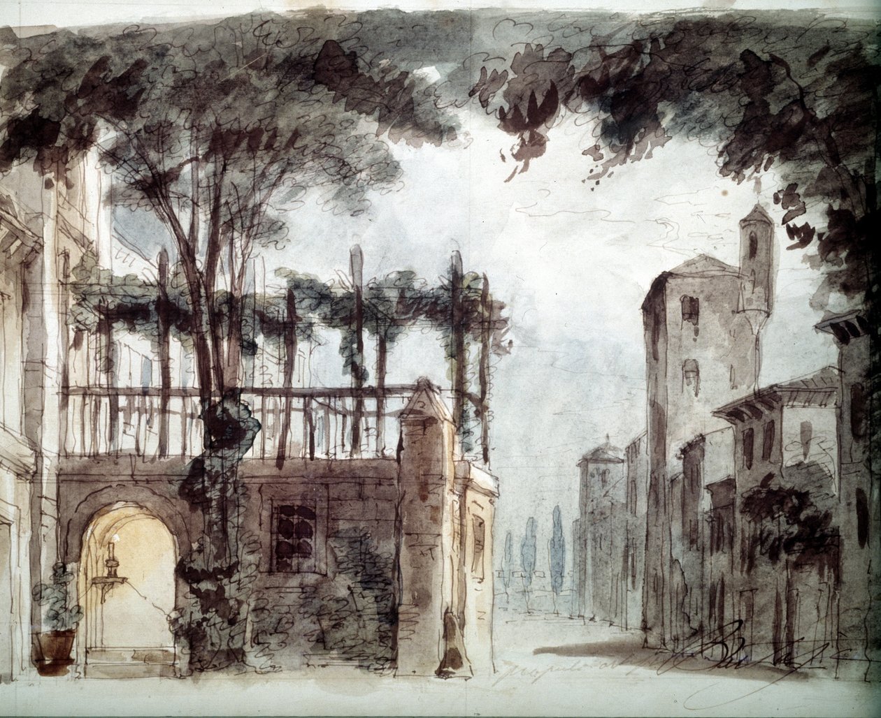 Decoração do "Rigoletto" de Giuseppe Verdi de Giuseppe Bertoja