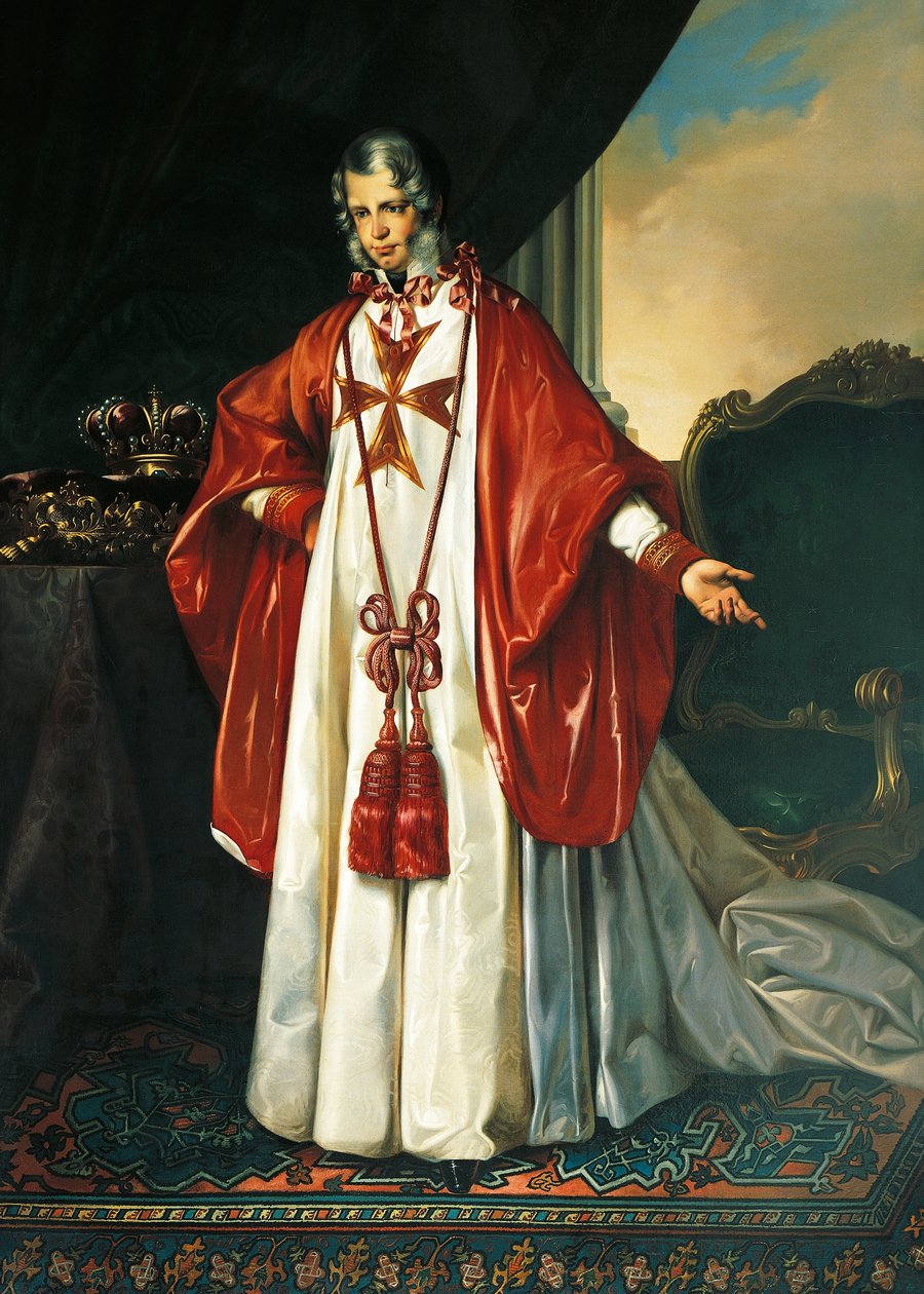 Retrato de Leopold II, Grão-Duque da Toscana (Florença de Giuseppe Bezzuoli