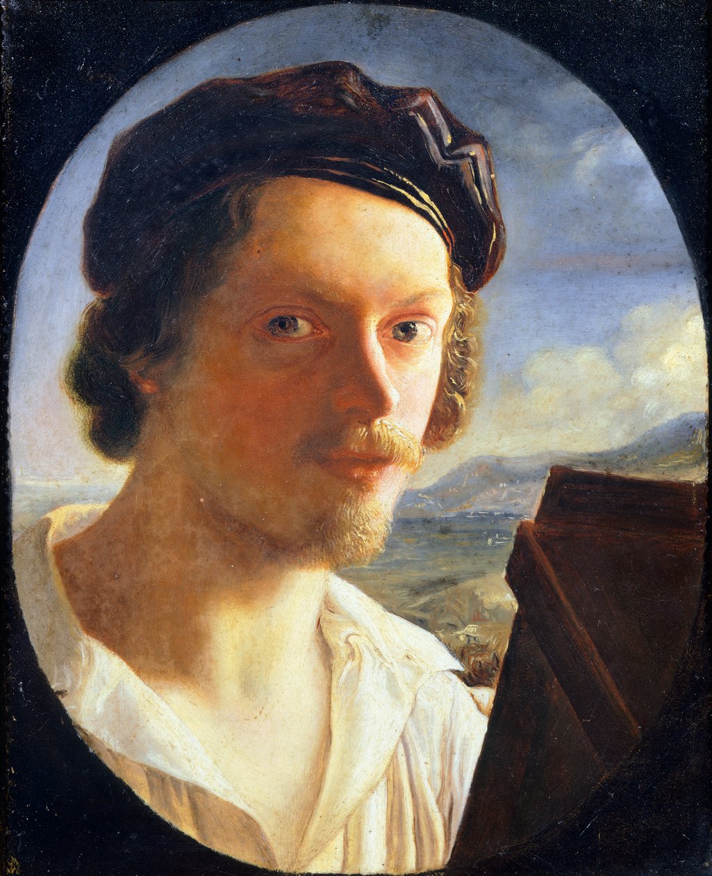 Auto-retrato de Giuseppe Bezzuoli (1784-1855) de Giuseppe Bezzuoli