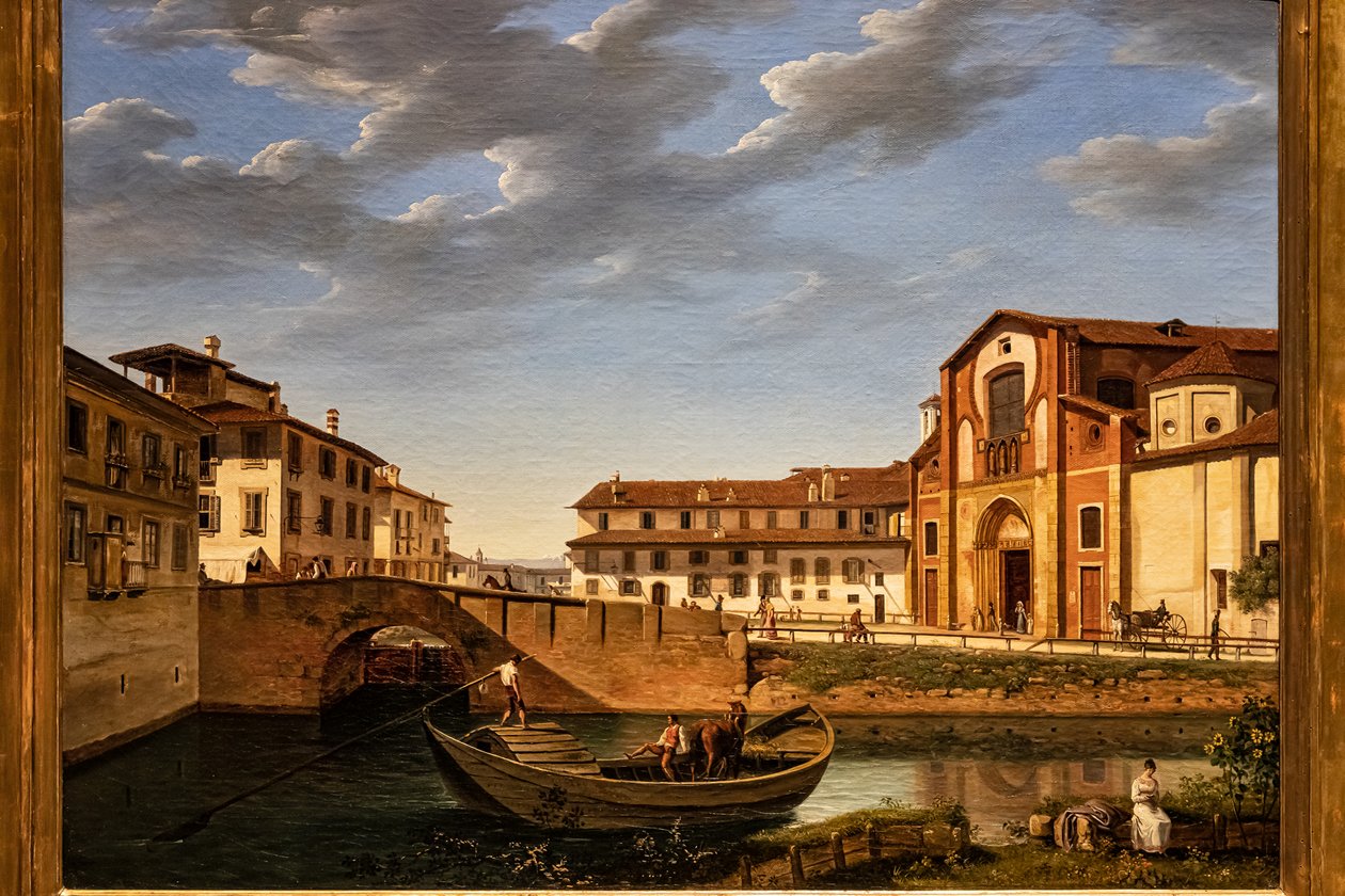 Vista da Igreja de São Marcos de Giuseppe Bisi