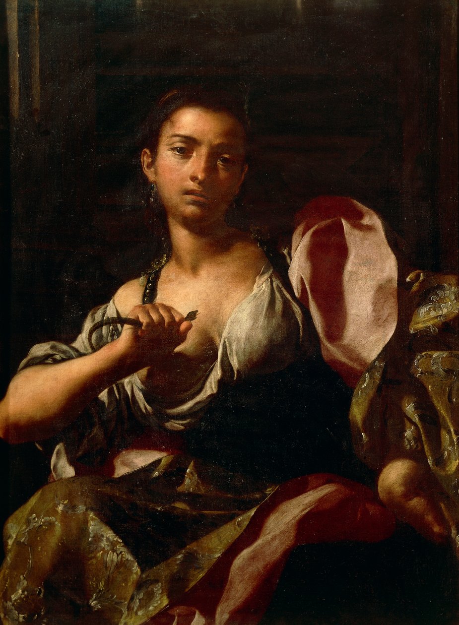 Cleopatra, de Giuseppe Bonito (1707-1789), óleo sobre tela, 99x74 cm, Reino Ptolemaic de Giuseppe Bonito