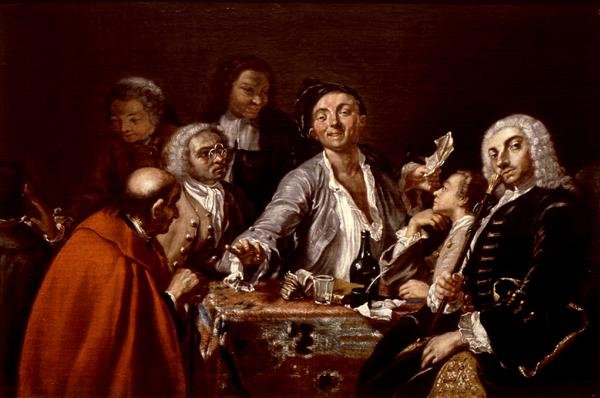 Encontro de Amadores (óleo sobre tela) de Giuseppe Bonito