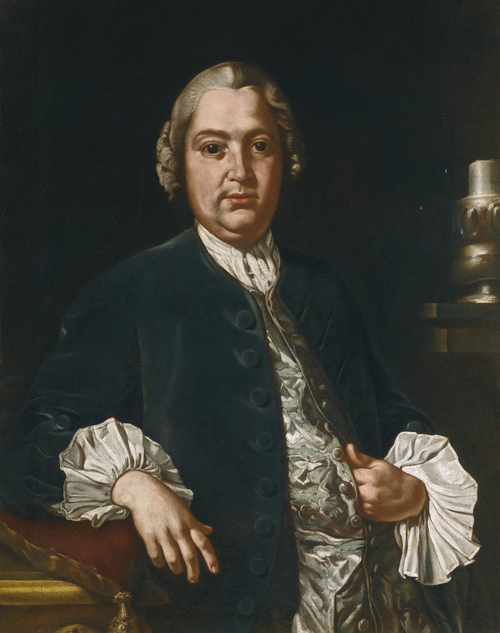 Retrato do compositor Niccolò Jommelli 1714-1774 de Giuseppe Bonito