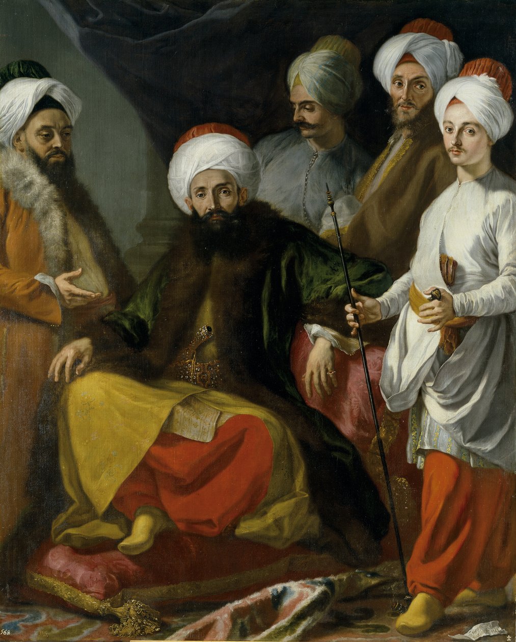 Embaixada da Turquia em Nápoles em 1741 de Giuseppe Bonito