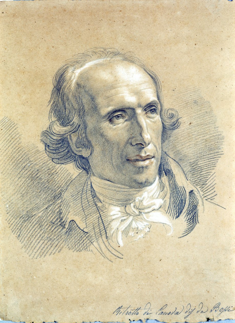 Retrato de Canova (1757 - 1822) por Bossi. de Giuseppe Bossi