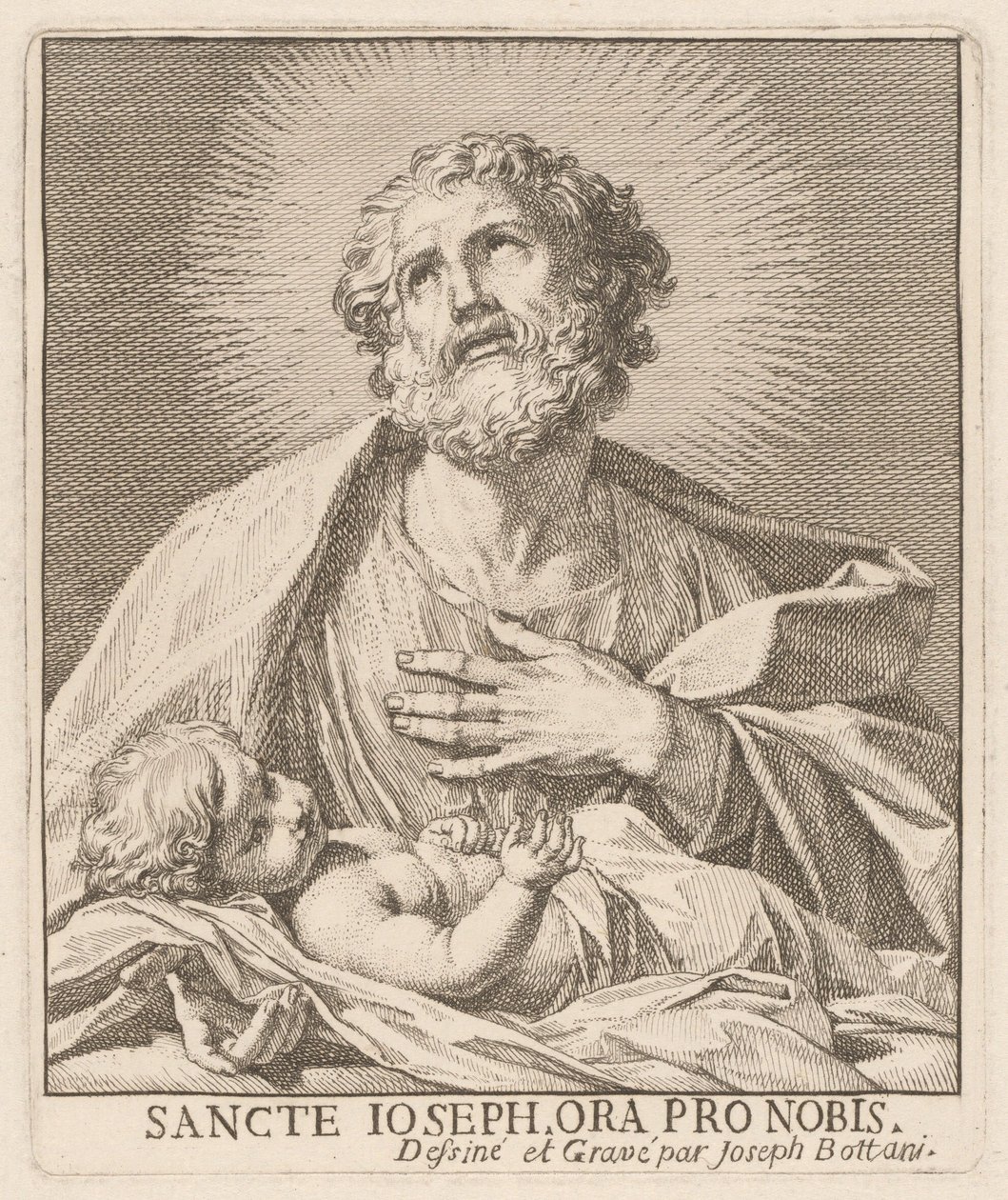 São José e o Menino Jesus de Giuseppe Bottani