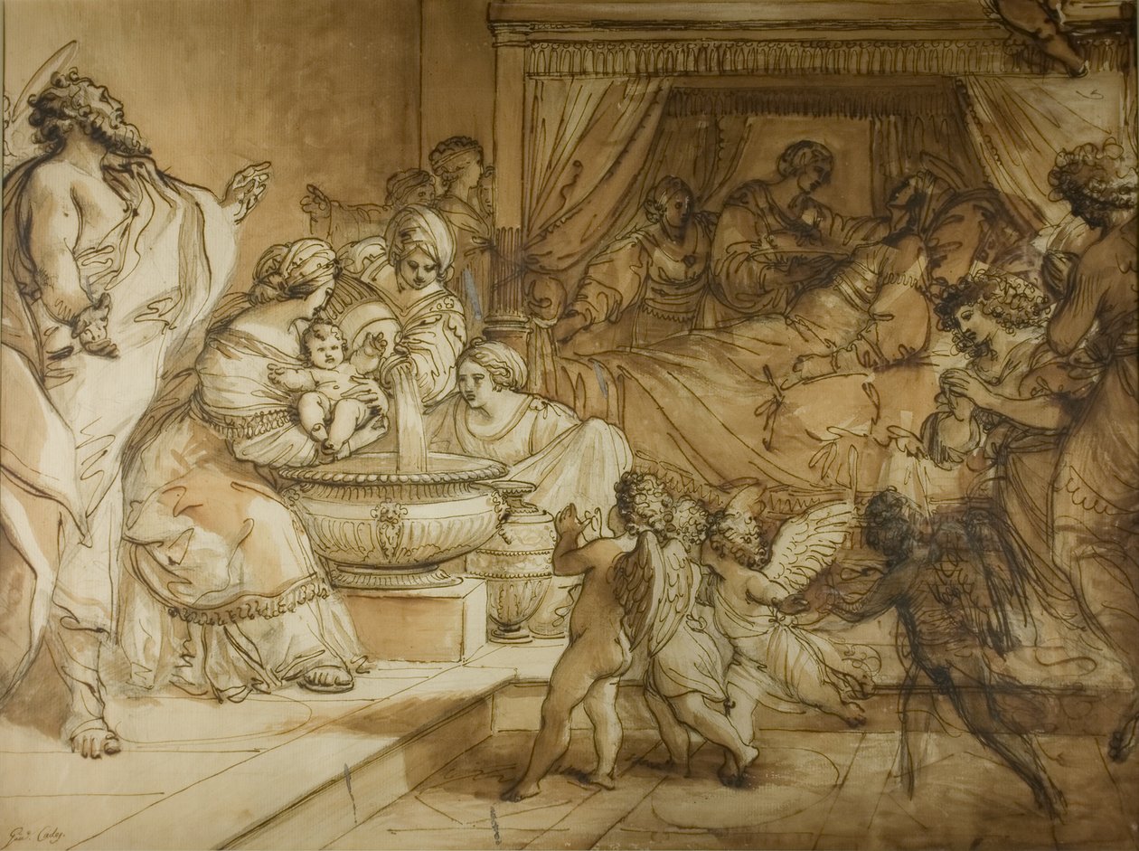 Nascimento da Virgem de Giuseppe Cades
