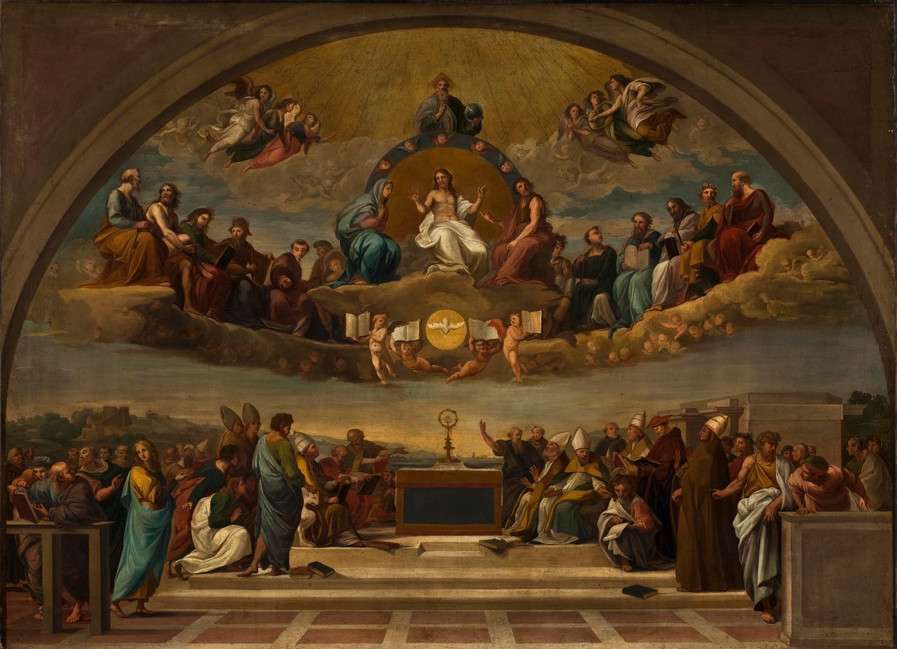 Disputa do Santíssimo Sacramento de Giuseppe Cades
