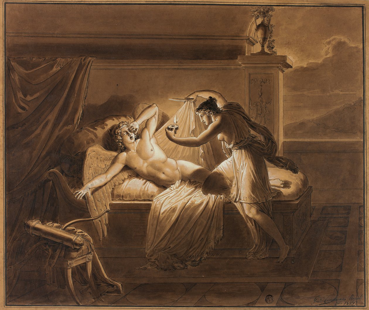 Cupido e Psique de Giuseppe Cammarano
