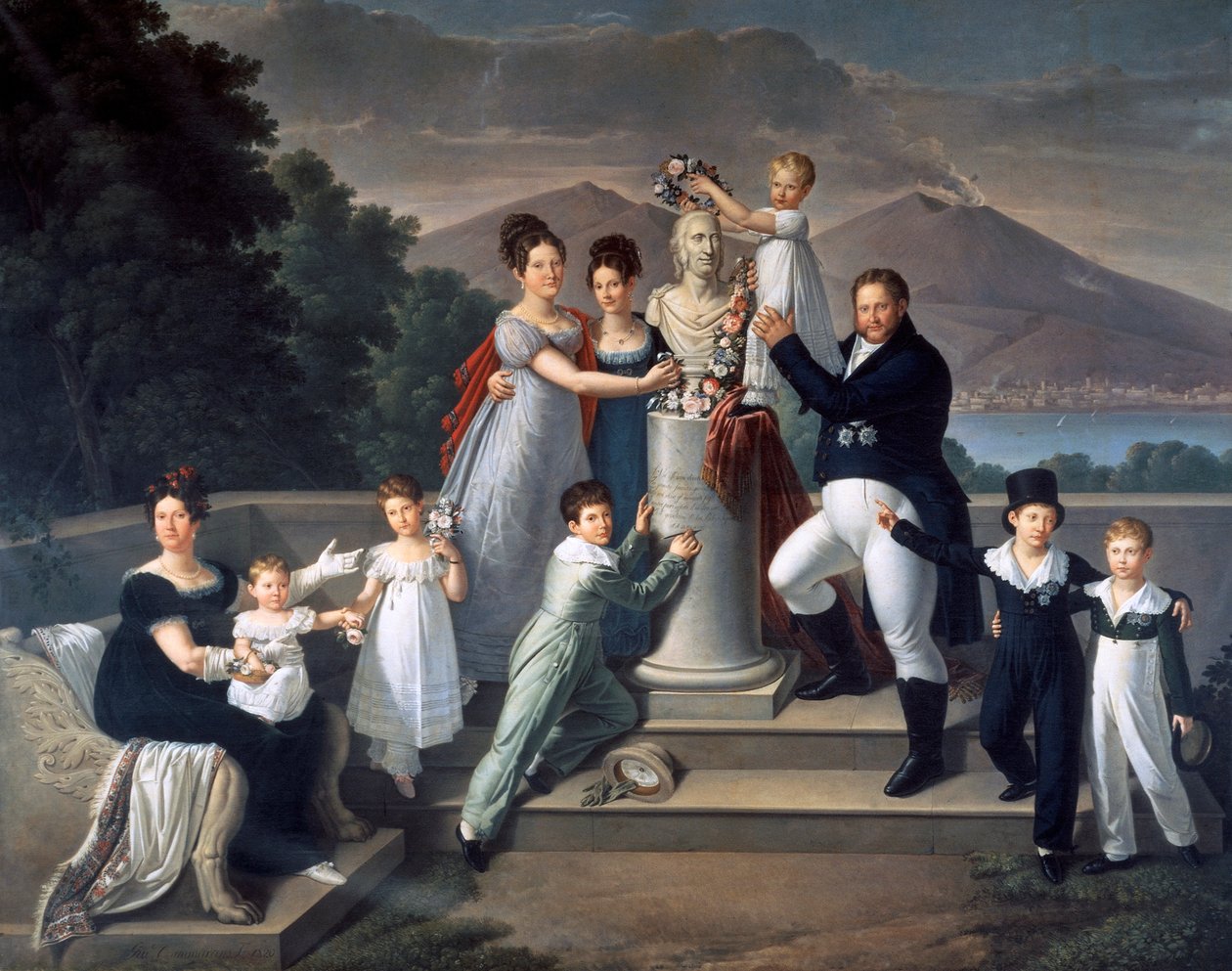 Francisco I de Duas Sicilias (Nápoles de Giuseppe Cammarano
