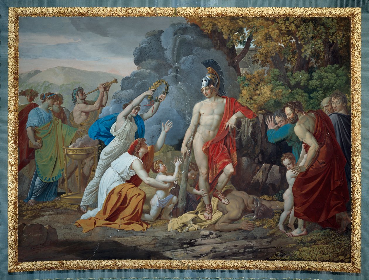 Theseus and the Minotaur, de Giuseppe Cammarano de Giuseppe Cammarano
