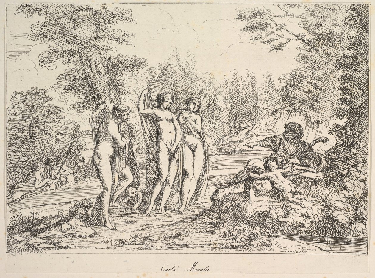 O Julgamento de Paris, 1740-1802. de Giuseppe Canale