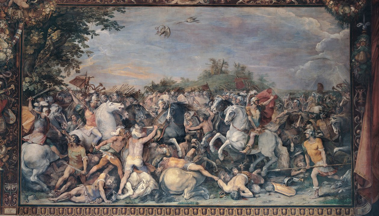 Batalha contra os habitantes de Veii e Fidenae, 1598-1599 de Giuseppe Cesari