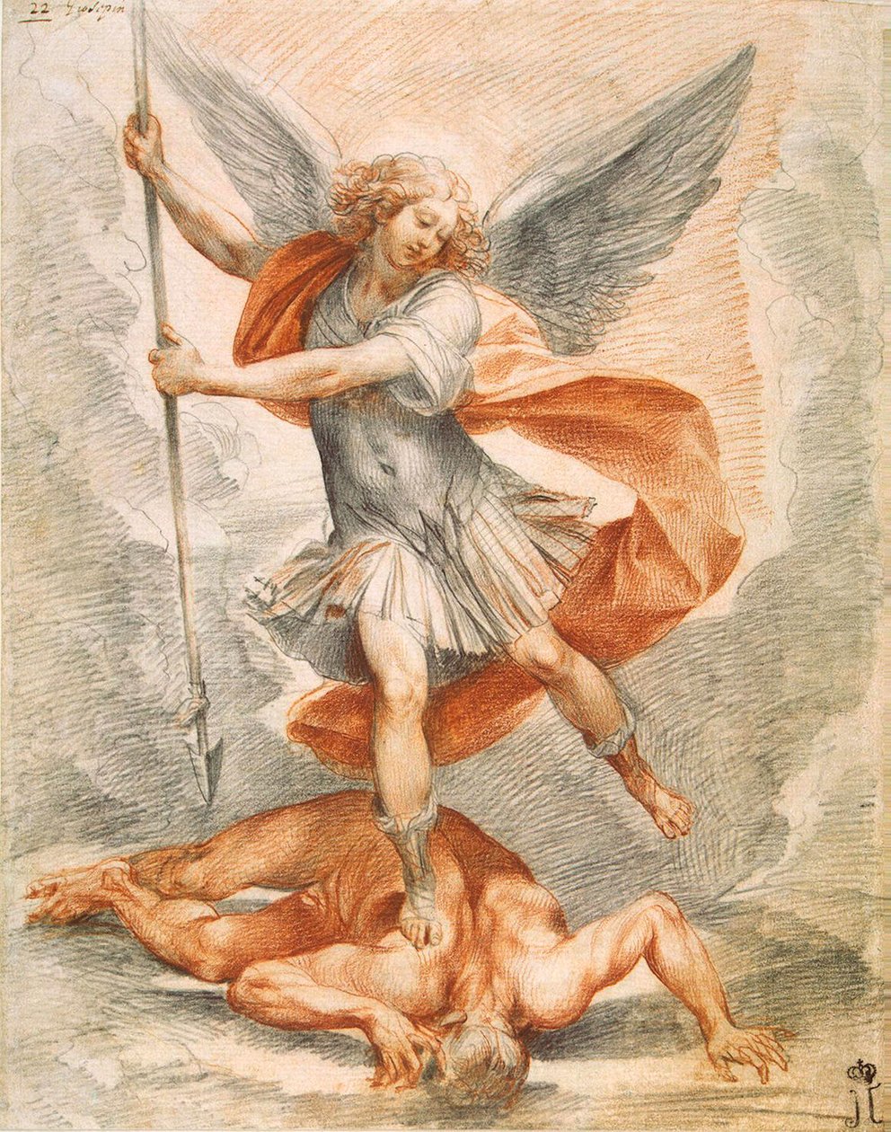 São Miguel Arcanjo, c1629-1630. de Giuseppe Cesari