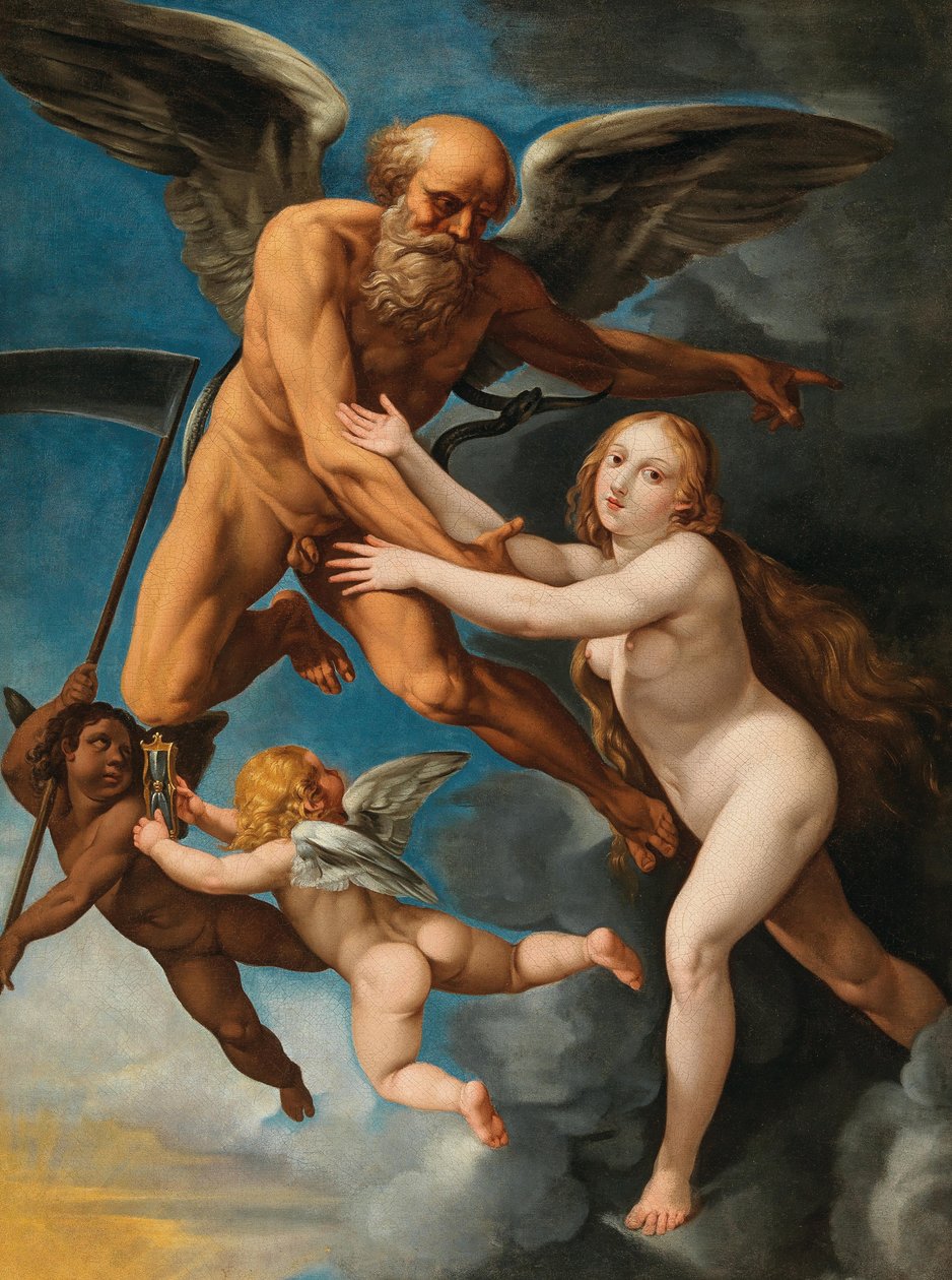 Tempo raptando a verdade, c.1630. de Giuseppe Cesari