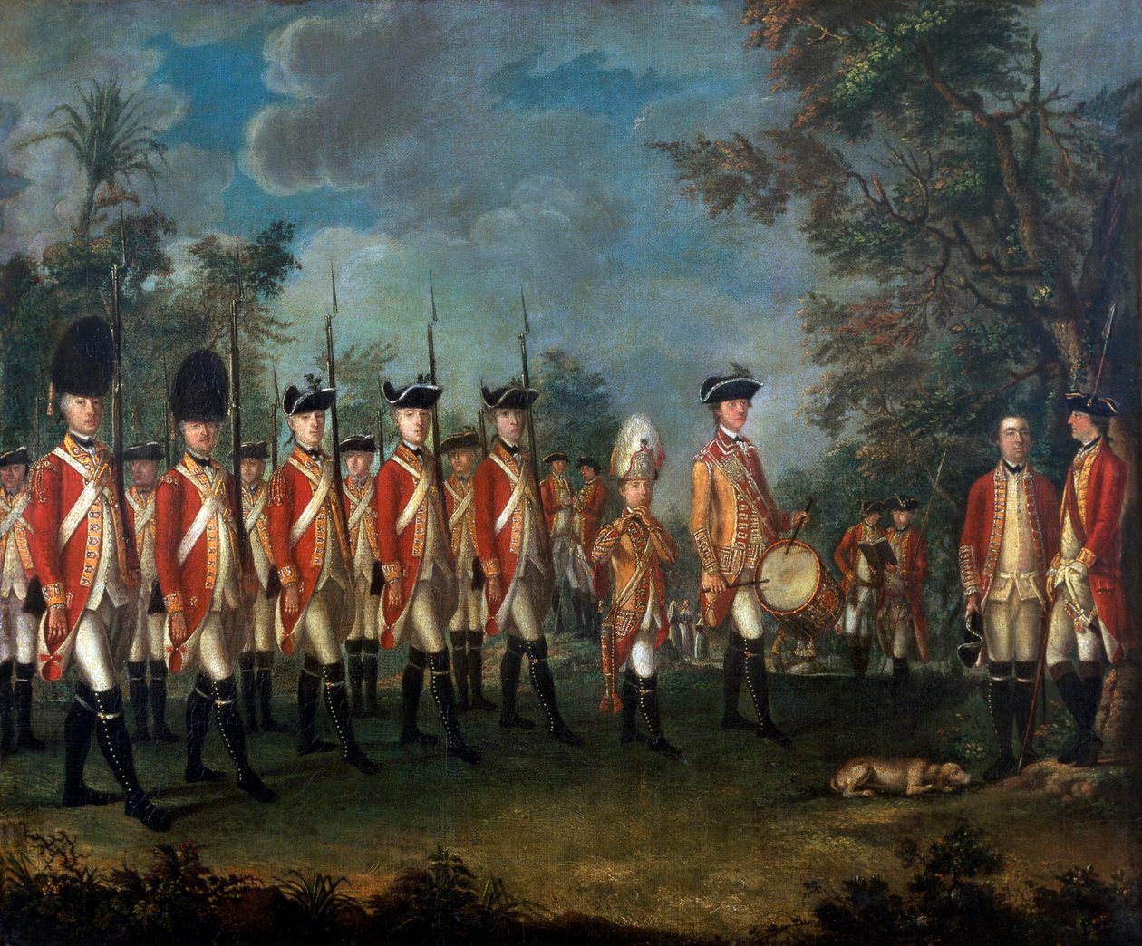 Lord George Lennox, Coronel do 25º Regimento do Pé, c.1771 (óleo sobre tela) de Giuseppe Chiesa