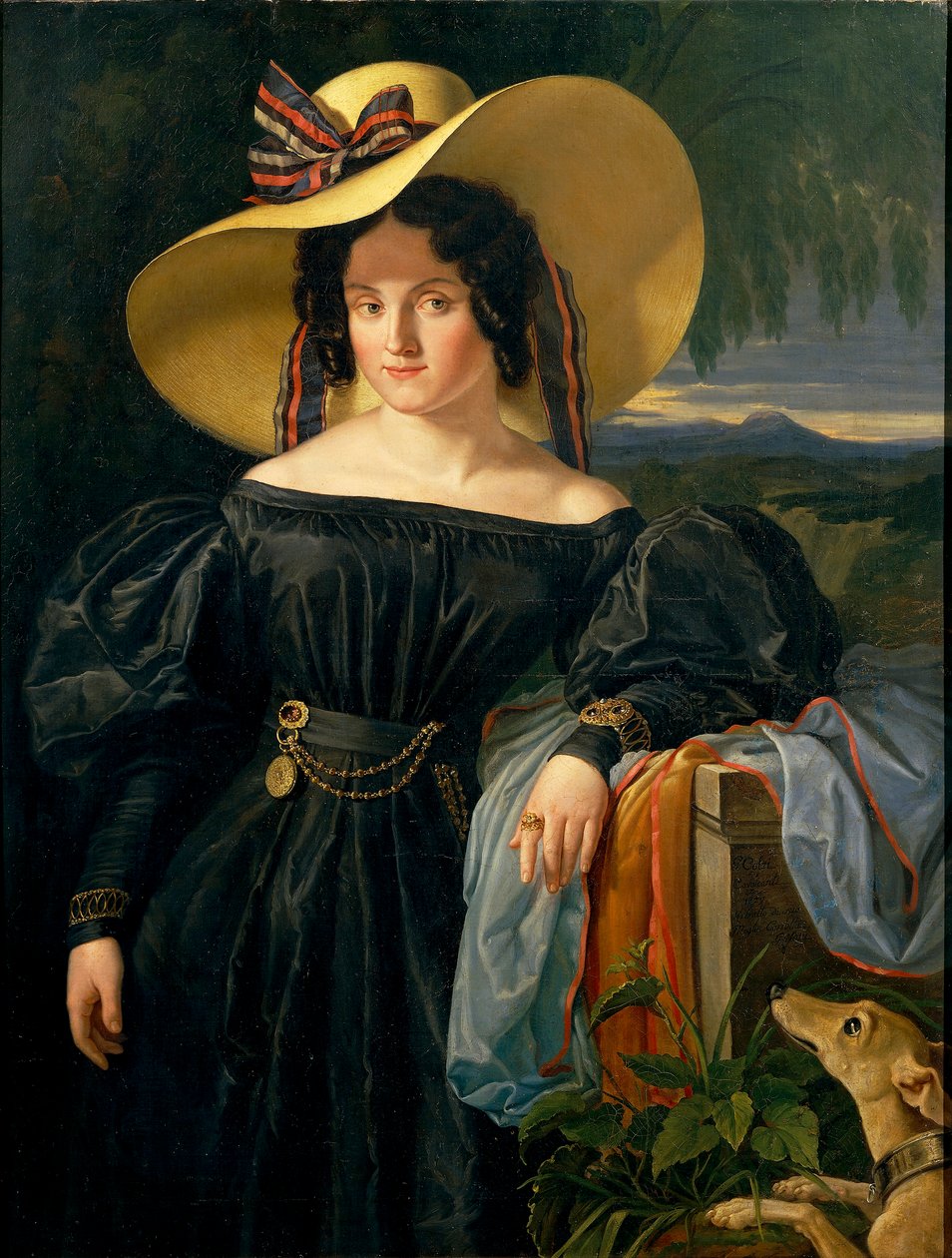 Retrato de Carlotta Grifoni por Giuseppe Colzi De Cavalcanti de Giuseppe Colzi De Cavalcanti