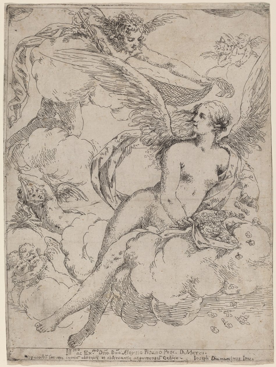 Flora e Mercúrio de Giuseppe Diamantini