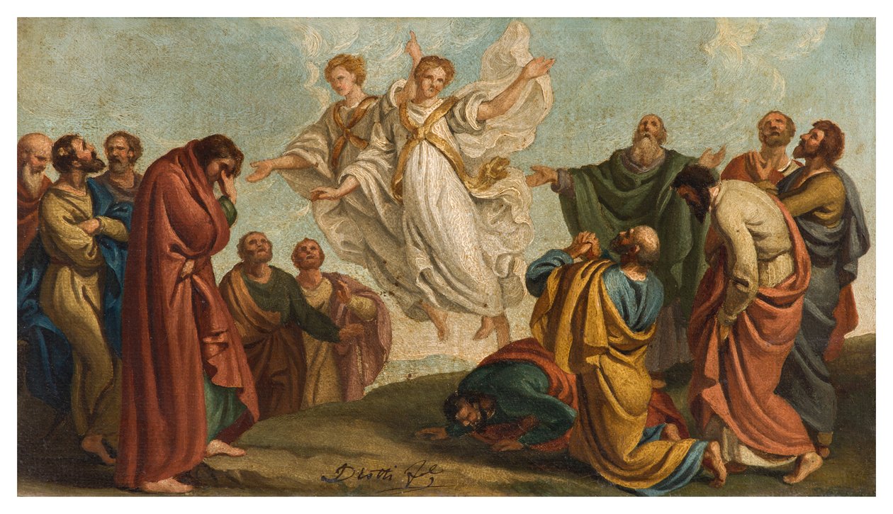 Giuseppe Diotti, Sketch, Aparição dos Anjos aos Apóstolos após a Ascensão de Giuseppe Diotti