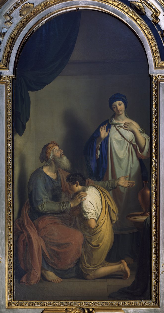 Isaac abençoa Jacob, de Giuseppe Diotti de Giuseppe Diotti