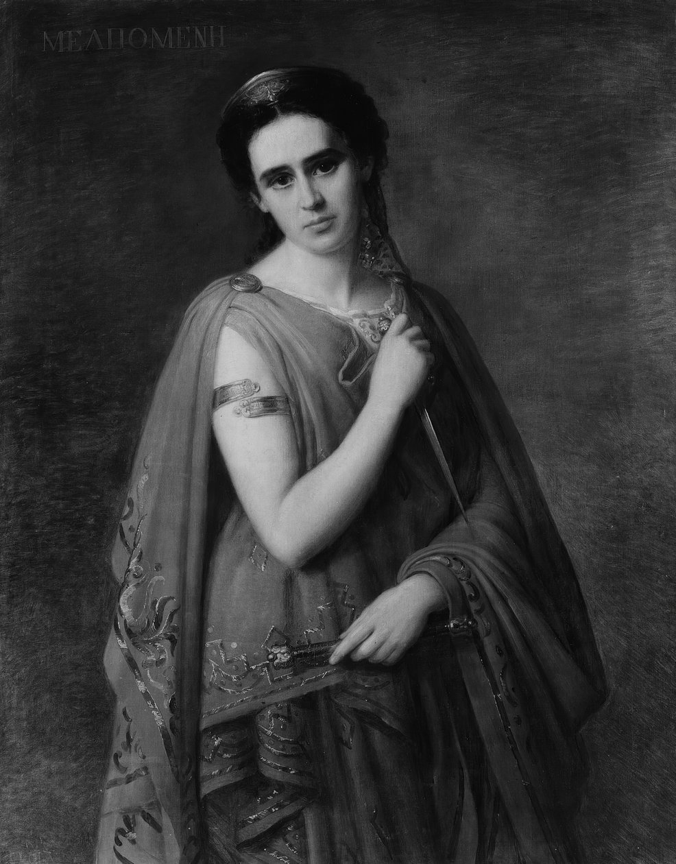 Melpomene, 1869. de Giuseppe Fagnani