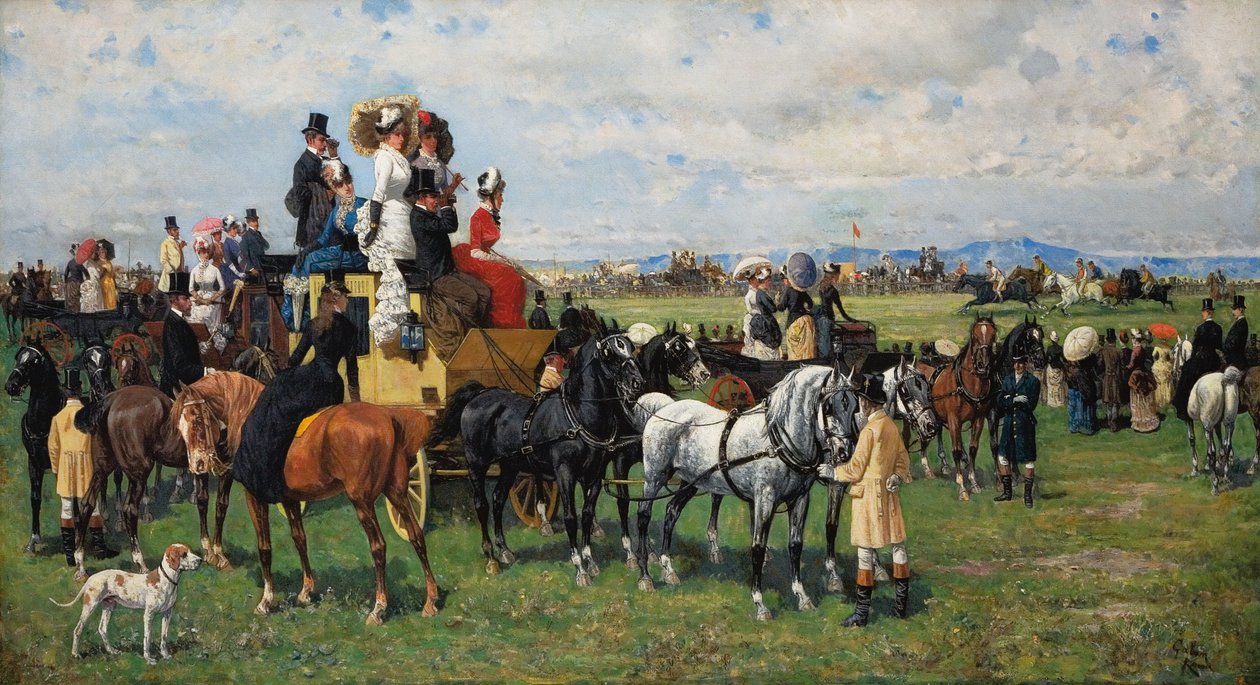 O Derby Reale, depois de 1880 de Giuseppe Gabani