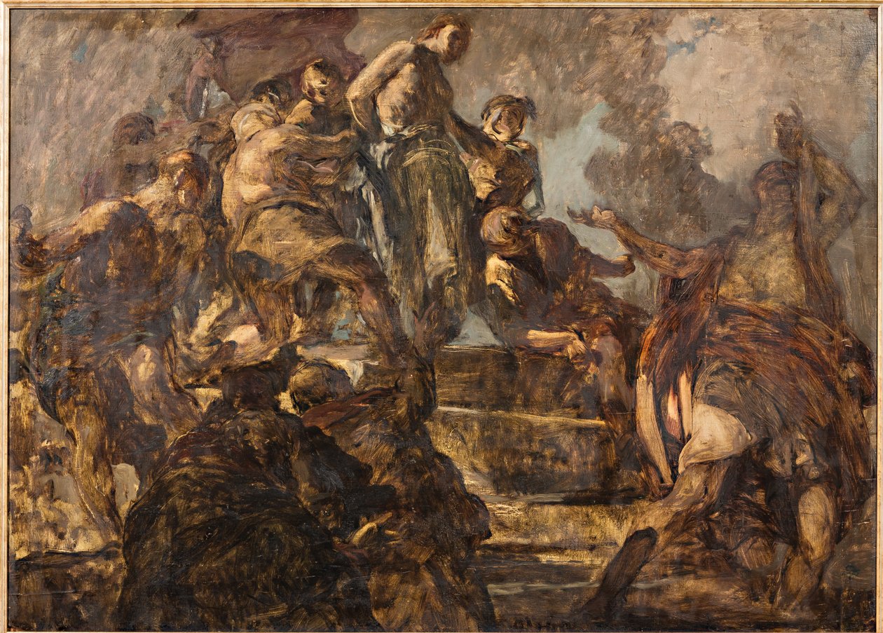 Cristo deriso (óleo sobre compensado) de Giuseppe Graziosi