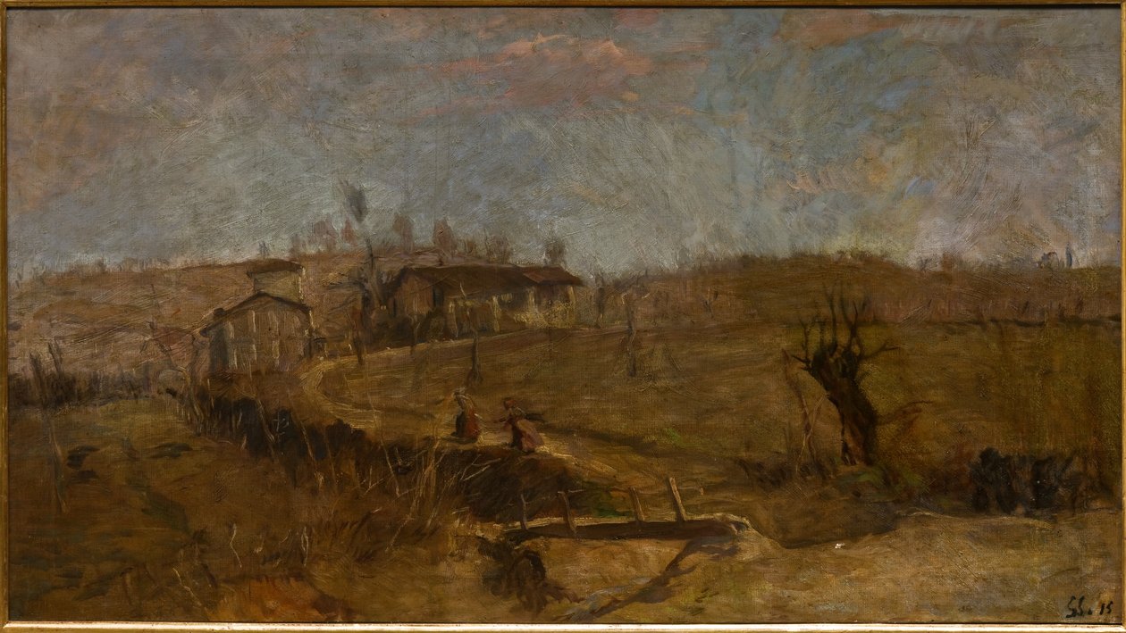 Paisagem de Savignano de Giuseppe Graziosi