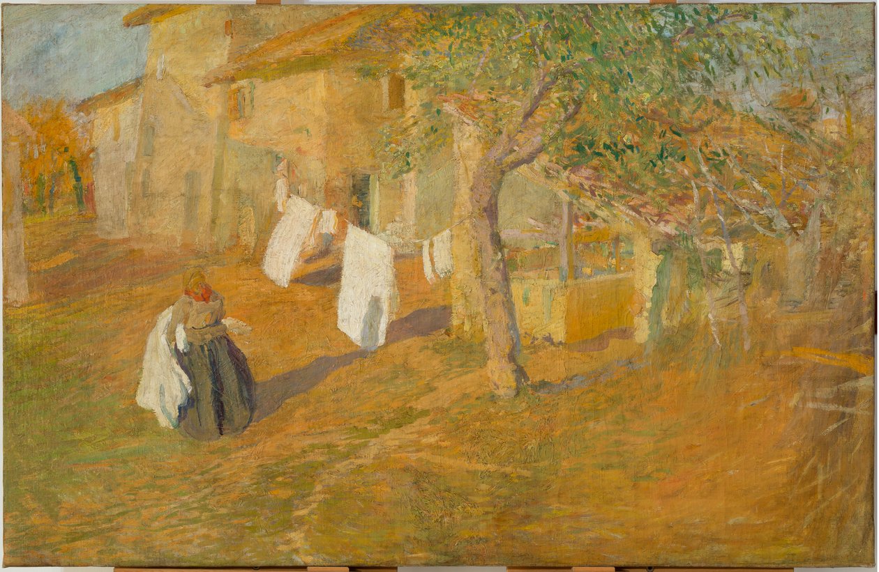Meio-dia (pintura a óleo sobre tela) de Giuseppe Graziosi